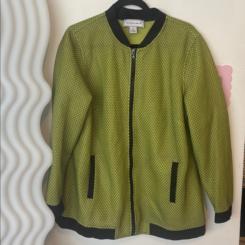 Moda Black and Gold Women's Jacket